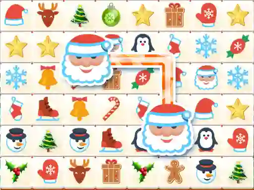 Spil Onet Winter Christmas Mahjong online