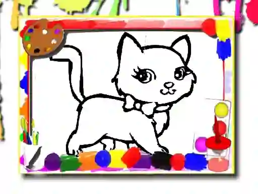 Spil Sweet Cats Coloring online