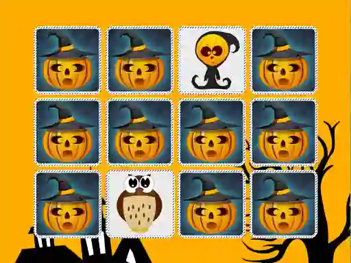Spil Kids Memory Game Halloween online