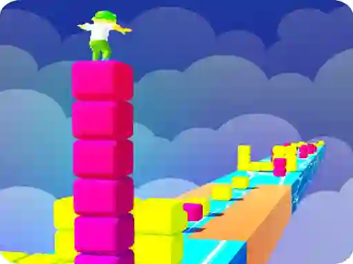 Spil Cubes Stack 3D online