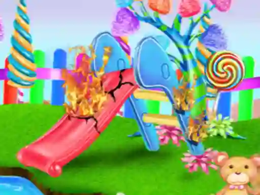 Spil Candy Garden Cleaning online