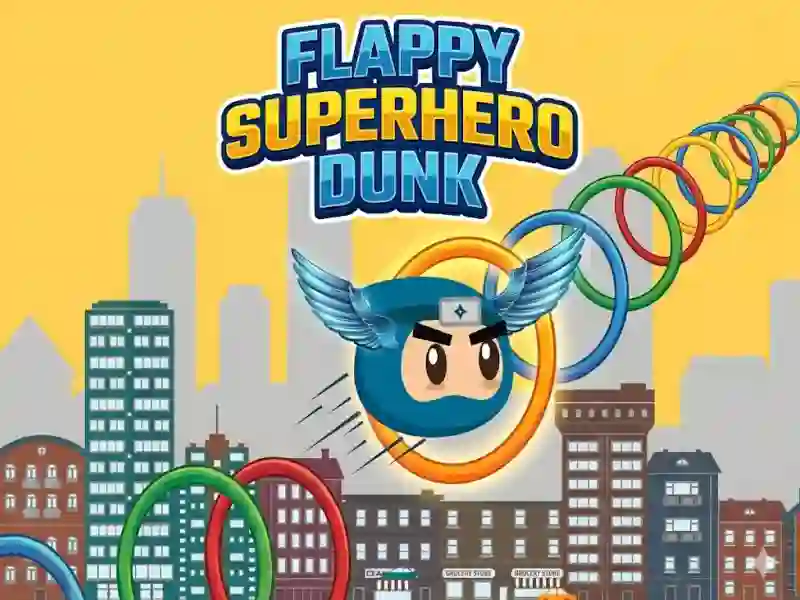 Spil Flappy Superhero Dunk online