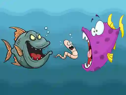 Spil Angry Fish Coloring online