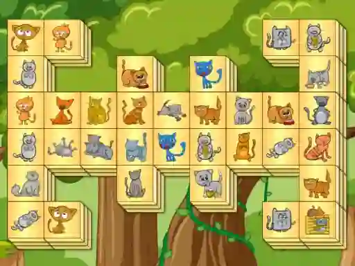 Spil Cats mahjong online