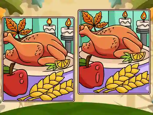 Spil Thanksgiving Spot The Differences online