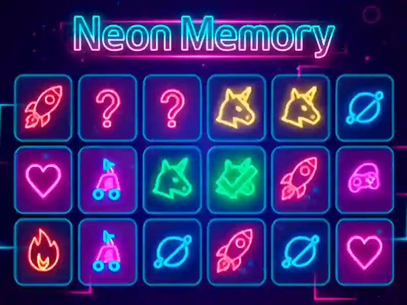 Spil Neon Memory online