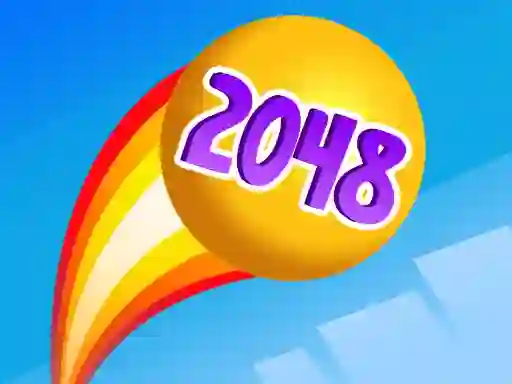 Spil Rainbow Balls 2048 online