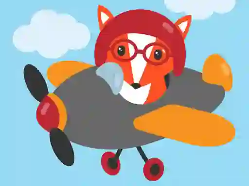 Spil Cute Planes Coloring online