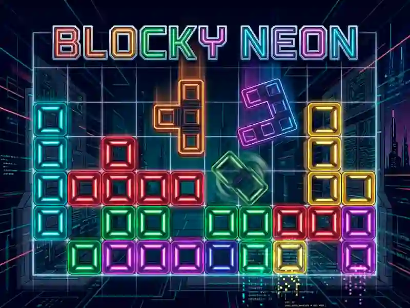 Spil Blocky Neon online