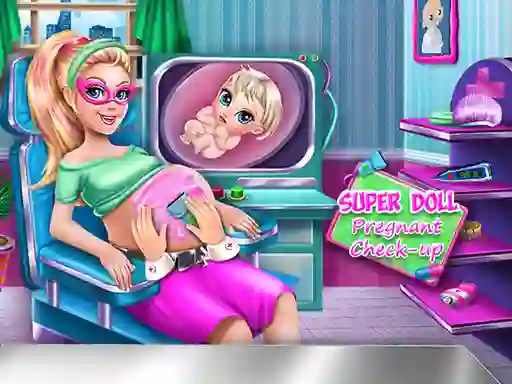 Spil Super Doll Pregnant Check-Up online