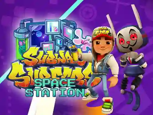 Spil Subway Surfers Space Station online