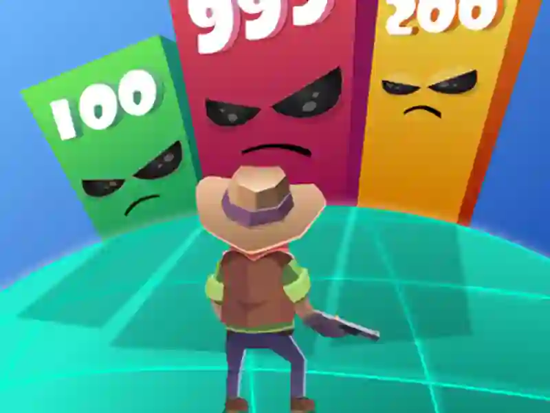 Spil Shoot Block Rush 3D online