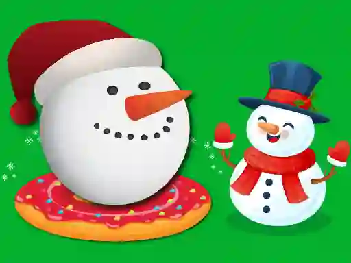 Spil Flappy Snowball Xmas online