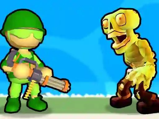 Spil Destruction of Stickman Zombie online