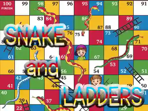 Spil Snake and Ladders online