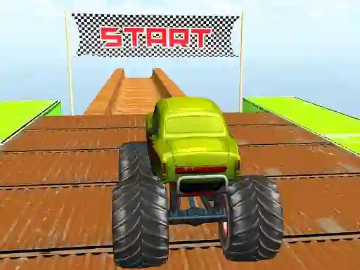Spil Mega ramp Monster truck online
