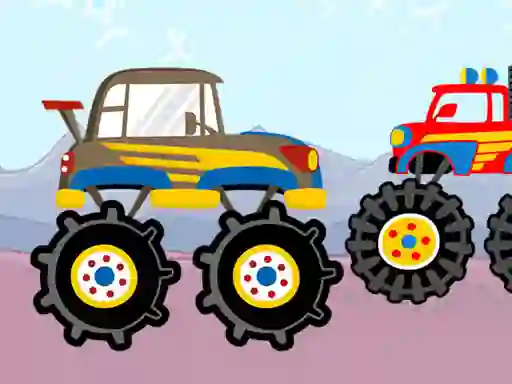 Spil Fun Monster Trucks Jigsaw online