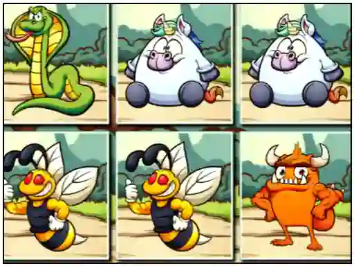 Spil Animals Memo Match online