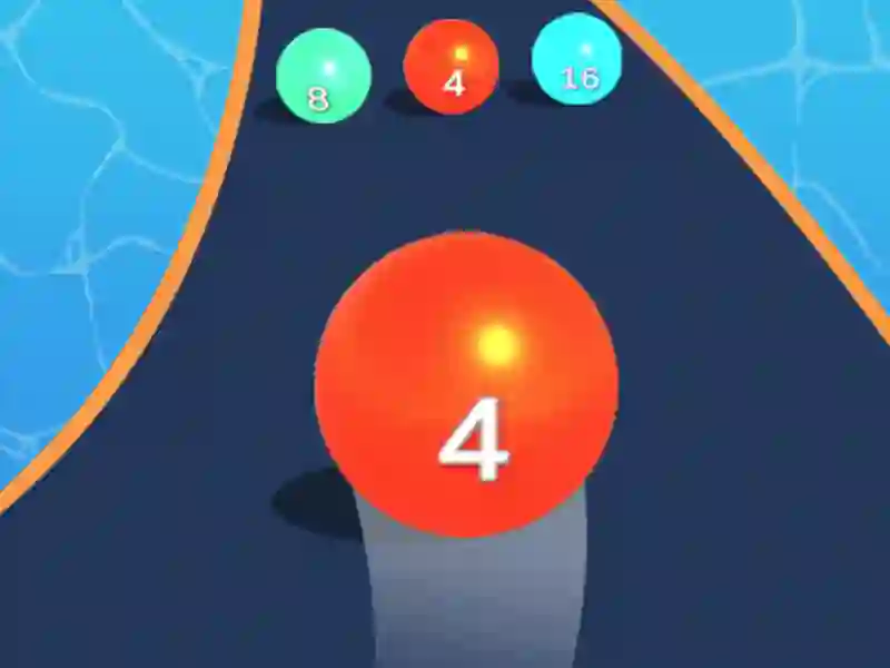 Spil Color Ball Run 2048 online