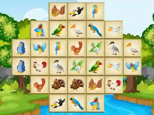 Spil Birds Mahjong Deluxe online