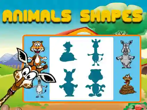 Spil Animals Shapes online