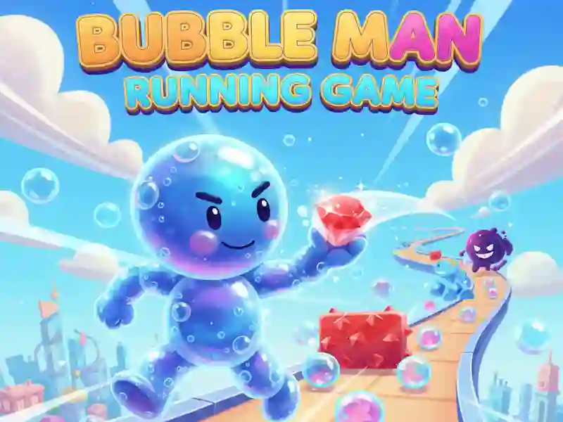 Spil Bubble Man Running Game online