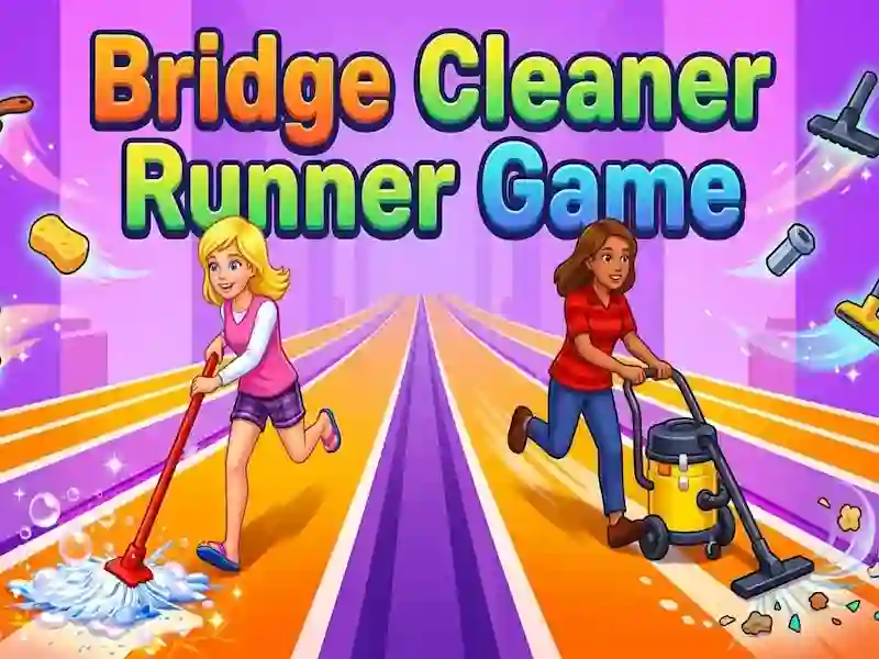 Spil Bridge Cleaner Runner Game online