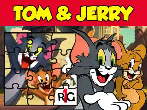 Spil Tom & Jerry Jigsaw Puzzle online