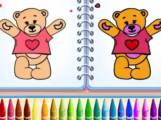 Spil Cute Teddy Bear Colors online