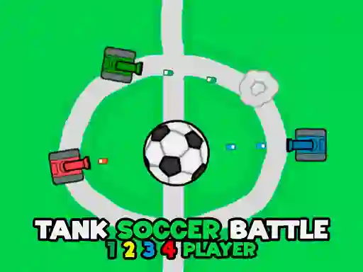 Spil Tank Soccer Battle 1 2 3 4 Player online
