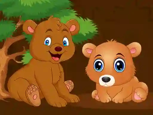 Spil Baby Bear Jigsaw online