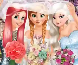 Spil Bride and Bridesmaides Dress up online