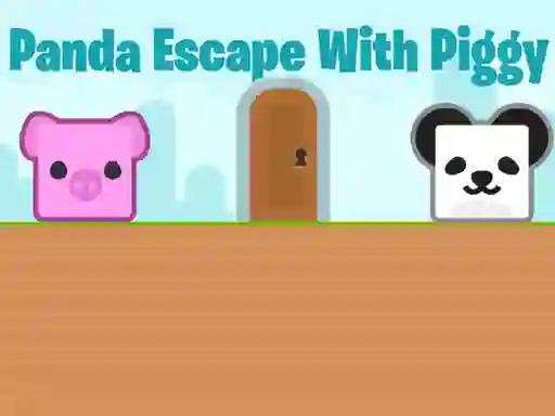 Spil Panda Escape With Piggy online