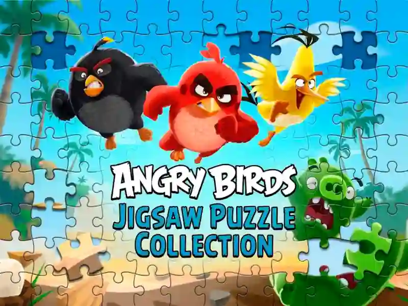 Spil Angry Birds Jigsaw Puzzle Collection online