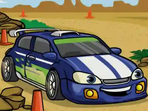 Spil Racing Cartoons Jigsaw online
