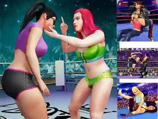 Spil Women Wrestling Fight Revolution Fighting online