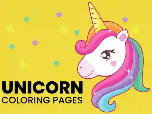 Spil Unicorn Coloring Pages online