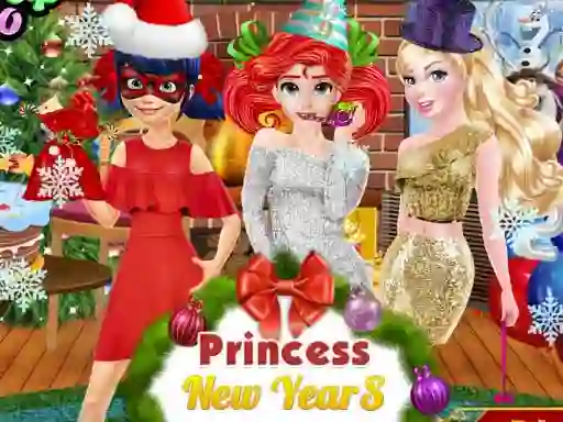 Spil Princesses: New Year's Party online