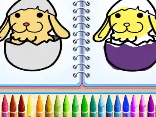 Spil Coloring Bunny Book online