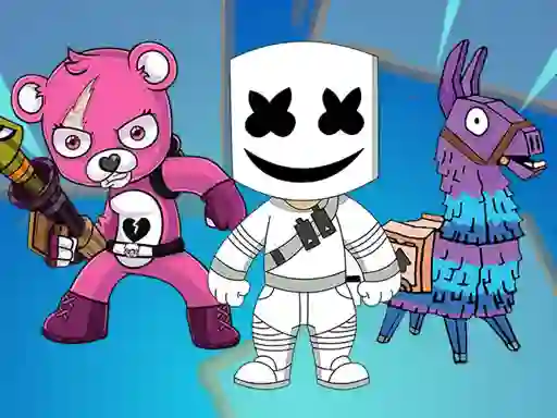 Spil Fortnite Coloring Book online