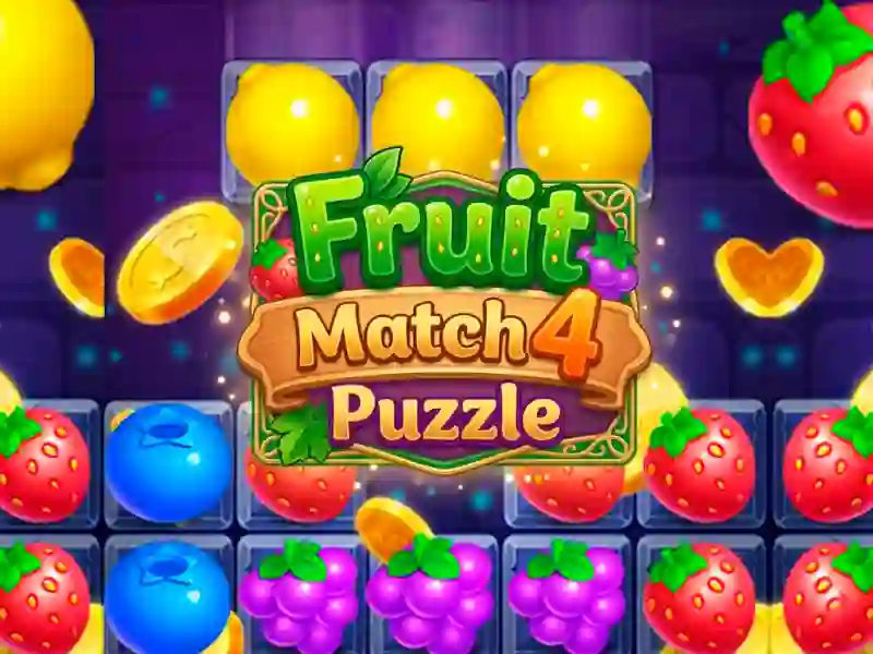 Spil Fruit Match4 Puzzle online