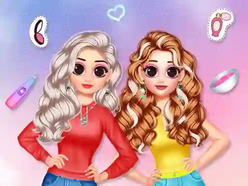 Spil Besties Makeover Salon online