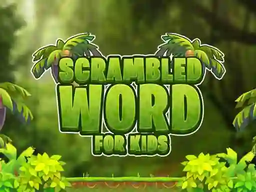 Spil Scrambled Word For Kids online