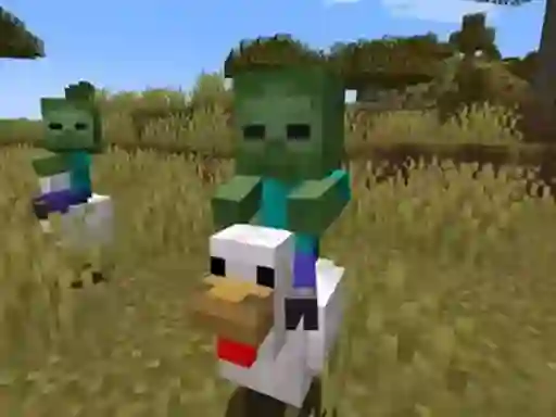 Spil Chicken Jockey hidden lava chicken 2 online