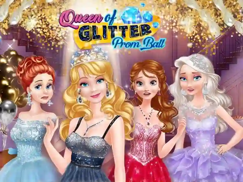 Spil Queen Of Glitter Prom Ball online