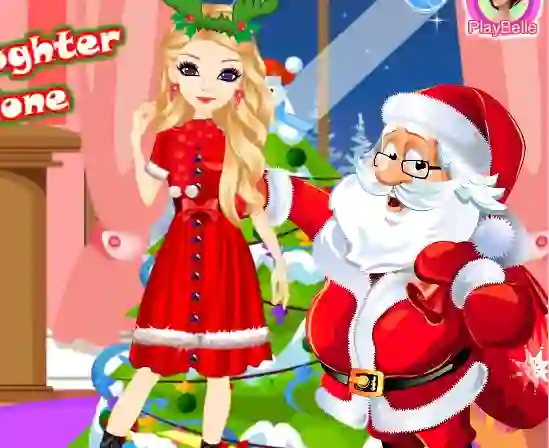 Spil Santa's Daughter Home Alone online