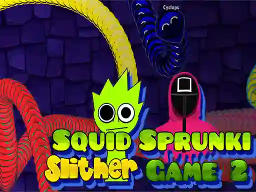 Spil Squid Sprunki Slither Game 2 online
