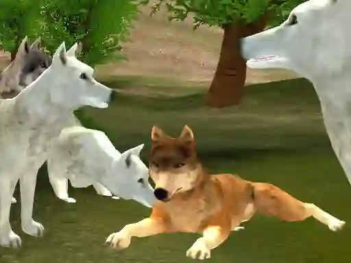 Spil Wild Wolves Hunger Attack online