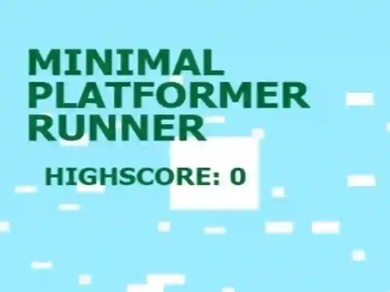 Spil Minimal Platformer Runner online