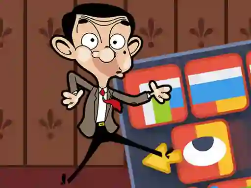 Spil Mr Bean Puzzle online
